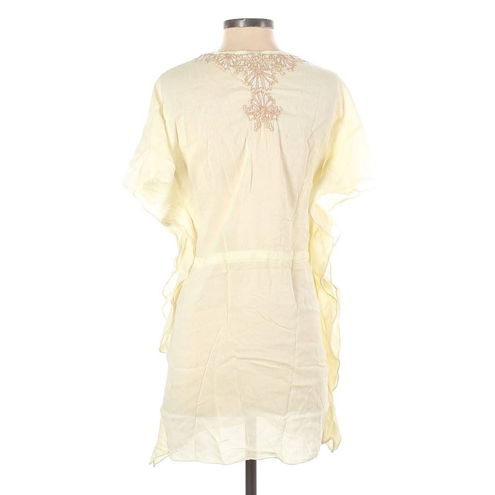 Free People Flutter Sleeve Embroidered Cinch Waist Sheath Dress🤍🤍🤍 - Picture 2 of 9